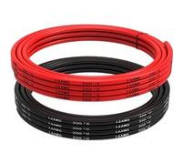 Câble en Silicone 14 AWG 5 Mètres Flexible, Résistant aux Hautes Températures Idéal pour Projets Électroniques, Connecteur pour Ankeway, Câbles Autoradio, Silicone G