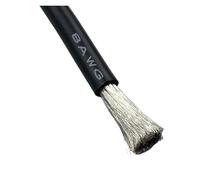 Câble en Silicone de 20m, Fil Rouge Noir, Batterie Voiture, câblage Automobile, Fils électriques 28 26 24 22 20 18 16 14 12 10 8 6 4 2 1 Awg(Black,18 AWG 20m)