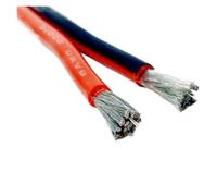 Câble en Silicone de 5m, Fil Rouge Noir, Batterie Voiture, câblage Automobile, Fils électriques 28 26 24 22 20 18 16 14 12 10 8 6 4 2 1 Awg(2 Pin Black-Red,22 AWG 5m)