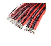 Câble en silicone rouge noir 24-8AWG Fil haute température | Câble flexible en fil de cuivre(Red Cable,30M_12 AWG)