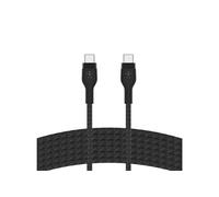 Belkin BoostCharge Pro Flex — câble USB-C vers USB-C, gaine tressée, certifié USB-IF, PD, 1 m noir