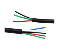 Câble en silicone ultra-souple à 8 conducteurs, haute température, gaine flexible isolée, alimentation cuivre(8core 0.75mm2)