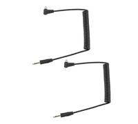 Câble en Spirale 3,5 Mm vers Fiche Mâle PC Sync avec Verrou à Vis pour