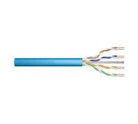 - Câble en vrac - 305 m - U/UTP, non blindé - simplex - CAT 6a - solide - bleu clair, RAL 5012
