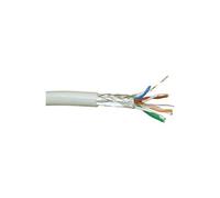 - Câble en vrac - 50 m - SF/UTP - CAT 5e - sans halogène, solide - beige
