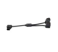 Câble en Y Dtap mâle vers double femelle, câble d'alimentation D-tap vers P-tap pour batterie Anton V-Mount et batterie BMPCC4K