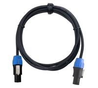 Cable Enceinte Haut Parleur Speakon PA Cordon Audio Amplificateur 2-Pin 2,5m