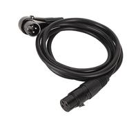 Câble équilibré de Microphone Xlr, Plug Mâle à Angle Droit Xlr Mâle à un Câble Microphone Femelle 4,9 Pieds pour