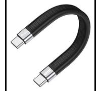 Câble Equip 128410 USB-C Mâle/Mâle 0.13m USB4 Gen 3x2 (40Gbit/s) Contacts Or, Puissance 240W, PVC Noir