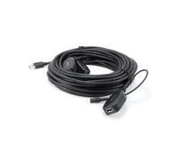 Câble Equip 133348 USB 3.2 Gen 1 (3.1 Gen 1) A-A 15m Noir, Connecteurs Mâle/Femelle, 5 Gbit/s, Contacts Nickel, AWG 28, PVC