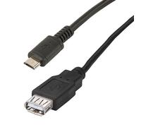 Erard Câble OTG Micro USB mâle vers USB-A femelle Noir