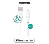 eSTUFF ES601270-BULK câble Lightning 2 m Blanc