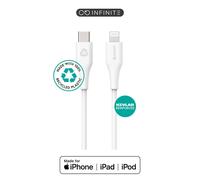 Câble eSTUFF INFINITE USB-C vers Lightning CFI 3 m en TPE recyclé ultra souple E
