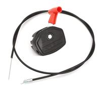 Câble et levier d'accélérateur pour tondeuse - ULISEM - Universel - 56 cm - Longueur du conduit 131 cm