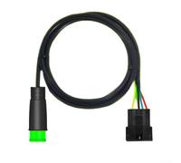 Câble étendu à 5 broches pour panneaux d'affichage de vélo électrique avec adaptateur d'interface SM pour un transfert de signal fiable entre les composants (mâle vers SM mâle)