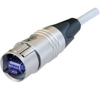 Câble EtherCon® CAT6 RJ45 CAT 6 Neutrik - [1x RJ45 mâle - 1x RJ45 mâle] - 3.00 m - blanc - NKE6S-3