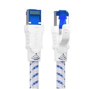 Câble Ethernet Cat 8 RJ45 1m 2m 3m 5m 10m 20m 30m Cable Réseau Cat8 40Gbps 2000MHz Gigabit S/FTP Nylon Câble Internet Lan CABLE