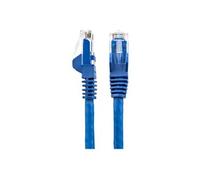 StarTech.com Câble Ethernet CAT6 15m - LSZH (Low Smoke Zero Halogen) - 10 Gigabit 650MHz 100W PoE RJ45 10GbE UTP Cordon de raccordement de réseau sans accroc avec décharge de traction - Bleu, CAT 6, vérifié ETL, 24AWG