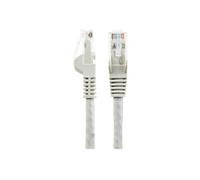 Câble Ethernet CAT6 50cm - LSZH (Low Smoke Zero Halogen) - Cordon RJ45 UTP Anti-accrochage 10GbE LAN - Câble Réseau Internet 650MHz 100W PoE - Gris -