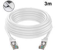 Câble Ethernet Cat6 rond, durabilité et stabilité accrues pour une utilisation intérieure et extérieure, enfoui directement et résistant aux