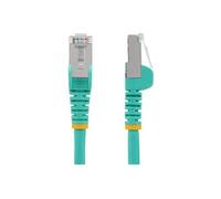Startech.com 7.5m cat6a ethernet cable - aqua - low smoke zero halogen
