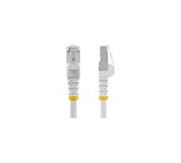 StarTech Câble Ethernet CAT6a 7 m – LSZH 10 Gb/s 500 MHz 100W PoE S/FTP RJ45 – Blanc