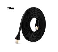 Câble Ethernet CAT8 NIKOU - 10m - 2000MHz - 40Gbit/s - 100% Cuivre - Noir