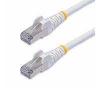 StarTech.com Câble Ethernet CAT8 Blanc de 12m, RJ45 Snagless, 25G/40G, 2000MHz, 100W PoE++, S/FTP, Fil de Cuivre Pur 26AWG, LSZH, Cordon de Raccordement Réseau Blindé avec Serre-Câble, Testé par Fluke Channel