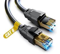 Câble Ethernet de classe 8, 0,5m 1m 9m 12M 15m 18m 30m câble de réseau Internet haute vitesse lourd, à l'intérieur et à l'extérieur du mur de blindage du câble Lan professionnel (6m)