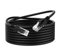 Câble Ethernet En Ligiud Silicone Cat 6 8M, Ultra Flexible Rj45 Cat 6A, Cordon Lan Gigabit Souple Pour Mac, Pc, Routeur, Ps4/5 (Noir)[CAB9166629]