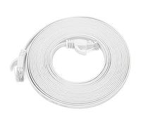Câble Ethernet Gigabit Haut Débit CAT6 8 Cœurs Paire Torsadée Cavalier Réseau Fil de Cuivre Plat RJ45 plaqué or 10 Gbps 600 MHz Compatible avec les Commutateurs, les Boîtiers TV 1 X Câble (#9)
