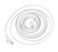 Câble Ethernet Gigabit Haut Débit CAT6 8 Cœurs Paire Torsadée Cavalier Réseau Fil de Cuivre Plat RJ45 plaqué or 10 Gbps 600 MHz Compatible avec les Commutateurs, les Boîtiers TV 1 X Câble (#5)
