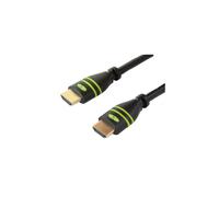 TECHly ICOC HDMI-4-020 - Câble HDMI avec Ethernet - HDMI mâle pour HDMI mâle - 2 m - triple blindage - noir - support 4K