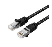 Câble Ethernet Lanview CAT6A UTP 1 m Noir LSZH, Haute Flexibilité, LV-UTP6A01B