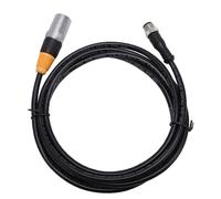 Câble Ethernet M12 RJ45, Blindage Premium, câble de connecteur étanche et Longue durée pour l'automatisation Industrielle (5 m / 16,4 Pieds)