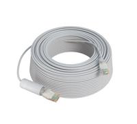 Câble Ethernet PoE Cat5e de 4,6 m, câble réseau avec connecteur RJ45 étanche, différents joints de câble réseau des deux côtés.
