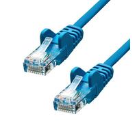 Câble Ethernet ProXtend CAT5e U/UTP CCA PVC bleu 15 m, V-5UTP-15BL