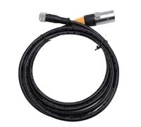 Câble Ethernet résistant à l'eau intérieur extérieur LAN blindé connecteur de câble Ethernet LAN RJ45 vers M12 5P Femelle pour systèmes d'automatisation et de Surveillance (5 mètres)