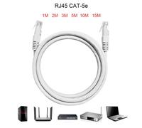 Câble Ethernet RJ45 Cat 5e LAN, 1/2/3/5/10/15m, pour ordinateurs et commutateurs, moyeux, routeurs ADSL, décodeurs numériques