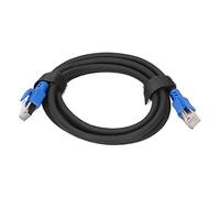 Câble Ethernet RJ45 Cat8 plaqué or, Fil LAN 40Gbps 2000Mhz pour Mods/routeurs, pour Réseaux Informatiques Hautes Performances (1,5 m / 4,9 pieds)