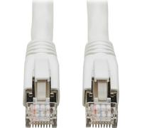 Câble Ethernet S/FTP blindé sans crochet certifié Cat8 25G/40G Tripp Lite N272-015-WH (RJ45 mâle/mâle)