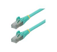 StarTech.com Câble Ethernet CAT6a 10 m – LSZH, 10 Gb/s 100W PoE S/FTP – Turquoise