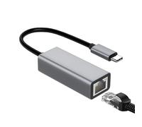 Câble Ethernet USB C - Adaptateur USB Ethernet, Type C Ethernet Converter | Adaptateur réseau C, Carte réseau 2.0 100m Carte de Conversion de Port RJ45 Convient pour Les noteb