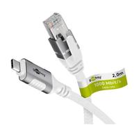 Câble Ethernet - USB-C™ - RJ45 - 2 m - Puce intelligente intégrée - Connectivité facile