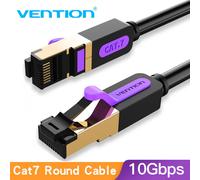 Câble Ethernet Vention Câble LAN Cat7 RJ45 SSTP Réseau Internet 5m 10m 20m Câble de raccordement pour routeur PC Câble pour ordinateur portable Ethernet Cat7 double blindage fil de réseau à grande Câb