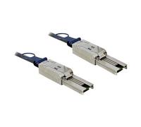 - Câble externe SAS - 4 SAS mini multivoies blindés 26 broches (SFF-8088) (M) pour 4 SAS mini multivoies blindés 26 broches (SFF-8088) (M) - 3 m