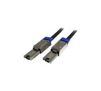 Câble Externe SAS (Serial Attached SCSI) 2 m - Mini SAS - SFF-8088 vers SFF-8088 - Câble externe SAS - Conformité TAA - SAS 6Gbit/s - 4 voies - 4 SAS