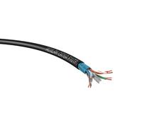Câble F/UTP cat6a INT/EXT LSOH-FR 4P boite 200m noir Dca