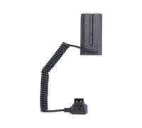 Câble Factice de Batterie Enroulé D-Tap Vers L-Series F550 pour Moniteur de CaméRa Feelworld/Atomos Shinobi Small Hd/Andycine