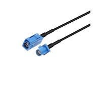 Câble Fakra C bleu RAL 5005 mâle femelle RG174, rallonge d'antenne GPS, câble coaxial RF for navigation télématique automobile(Fakra C M to F,25CM)